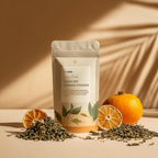 Cannabis Leaves (Bhang) Infused Orange Powder | Herbal Wellness Immunity Booster