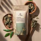 Cannabis Leaves (Bhang) Infused Dried Guava Powder.