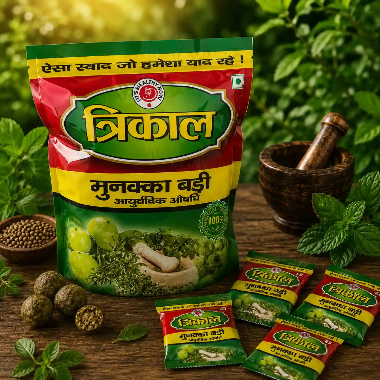 Trikal Munakka Badi Bhang Goli 